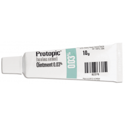 Protopic Tacrolimus 0.03% Ointment  10g  (No steriod)